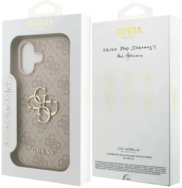 Панель Guess 4G Big Logo для Apple iPhone 17 Pink (3666339491567) - зображення 8