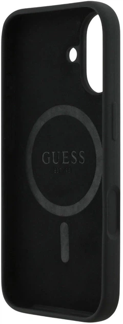 Панель Guess Silicone Triangle Logo MagSafe для Apple iPhone 17 Black (3666339517113) - зображення 6