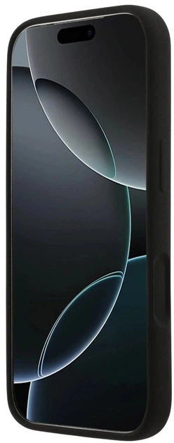 Панель Guess Silicone Triangle Logo MagSafe для Apple iPhone 17 Pro Black (3666339517137) - зображення 7