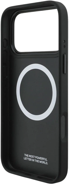 Etui BMW M Perforated Stripe Logo MagSafe do Apple iPhone 17 Pro Max Black (3666339481513) - obraz 6