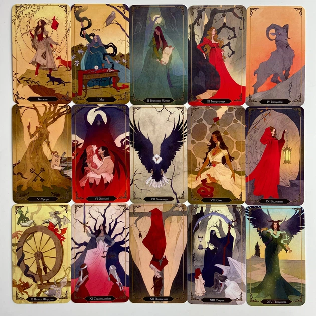 TAROU Карты Таро - Темного Леса, Dark Wood Tarot (Украинская версия