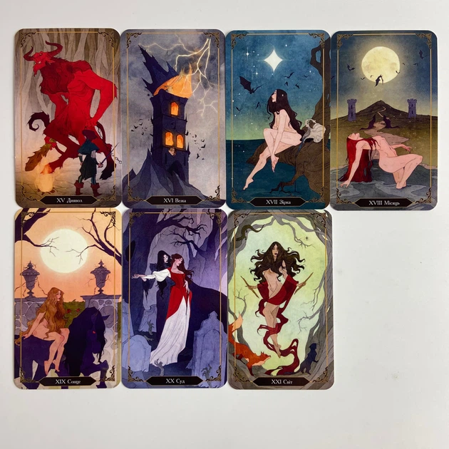 TAROU Карты Таро - Темного Леса, Dark Wood Tarot (Украинская версия