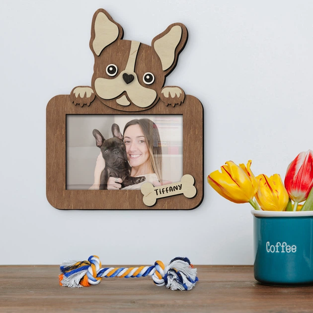 Фоторамка The Frame Depot с французским бульдогом персонализирована на 1 фото Коричневый (dog_french_bulldog_horizontal) - Фото 3 Фоторамка The Frame Depot с французским бульдогом персонализирована на 1 фото Коричневый (dog_french_bulldog_horizontal) - изображение 3