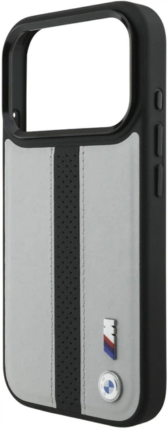 Чохол BMW M Perforated Stripe Logo MagSafe для Apple iPhone 17 Pro Grey (3666339481988) - зображення 5