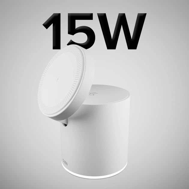 Ładowarka bezprzewodowa SBS 2-w-1 15 W (8018417490996) - obraz 4