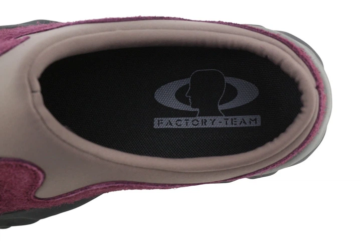 Чоловічі кросівки Oakley Factory Team X Brain Dead Chop Saw Mule стильні замшеві сліпони бордового кольору Розмір 40 - Фото 8 Чоловічі кросівки Oakley Factory Team X Brain Dead Chop Saw Mule стильні замшеві сліпони бордового кольору Розмір 40 - изображение 8