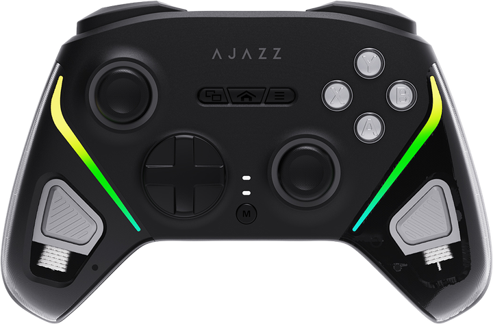 Бездротовий геймпад із зарядною станцією Ajazz GP100S 2.4G/BT/USB Switch/PC/iOS/Android RGB Black (GP100S-B) - Фото 4 Бездротовий геймпад із зарядною станцією Ajazz GP100S 2.4G/BT/USB Switch/PC/iOS/Android RGB Black (GP100S-B) - зображення 4