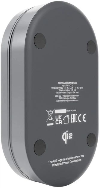 Ładowarka bezprzewodowa SBS 3-w-1 15 W (8018417499111) - obraz 2