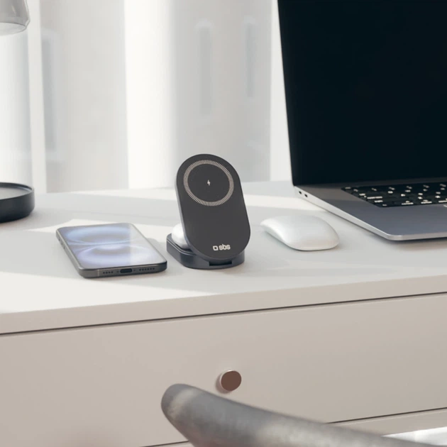 Ładowarka bezprzewodowa SBS 3-w-1 15 W (8018417499111) - obraz 11