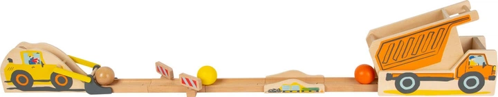 Кульковий трек Small Foot дерев'яний на будівельному майданчику 10 елементів 11382 (4020972113825) - зображення 4