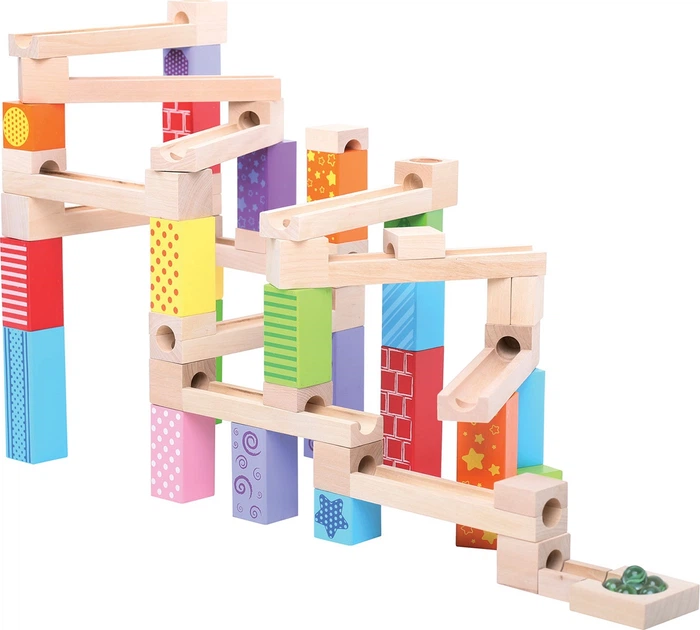 Кульковий трек Bigjigs дерев'яний 53 елементи BJ786 (0691621517864) - зображення 2