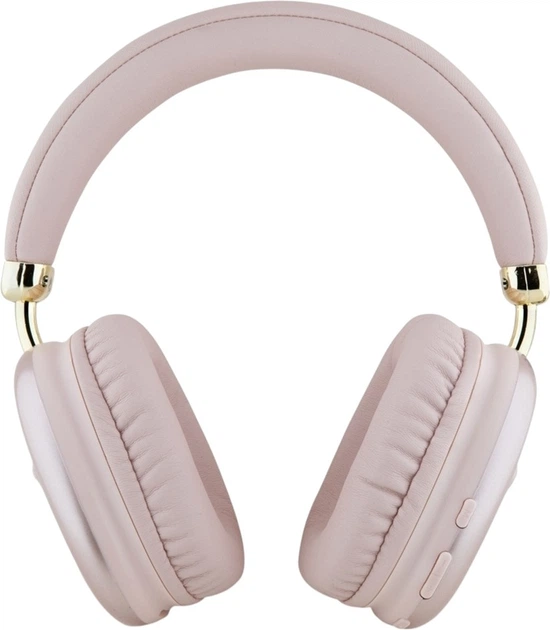 Навушники Guess Metallic Triangle Logo Pink (GUBHK1SATSP) - Фото 1 Навушники Guess Metallic Triangle Logo Pink (GUBHK1SATSP) - зображення 1