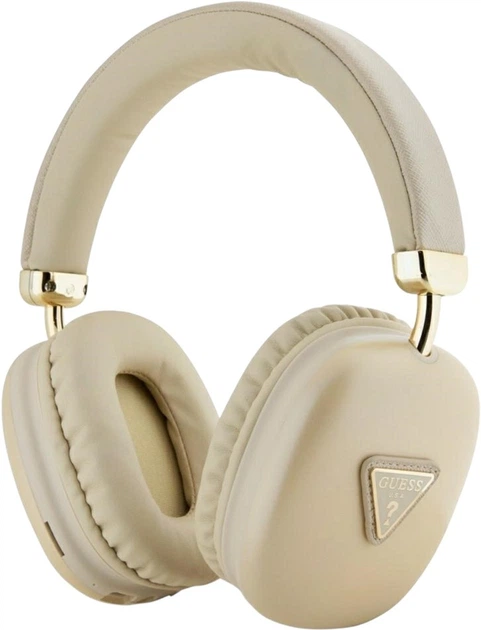 Навушники Guess Metallic Triangle Logo Gold (GUBHK1SATSD) - зображення 2