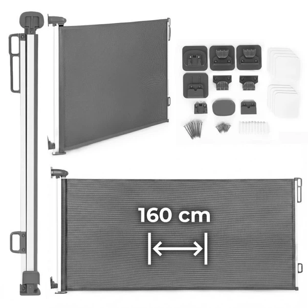 Захисний бар'єр EcoToys ролета для сходів та дверей 160 см Сірий (SG025-GY) - зображення 9