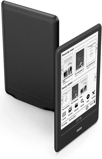 Электронная книга 6" SPC Dickens Light Pro 5614N / 8ГБ / Linux / SD слот / E-Ink экран (1024x758) / Настраиваемая яркость / Черный - изображение 4