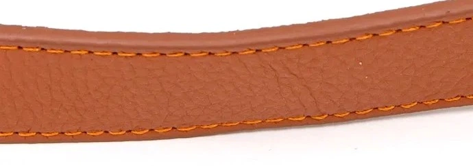 Smycz dla psa Paw Love skórzana L 120 x 2.5 cm Koniakowa (5714156139143) - obraz 3