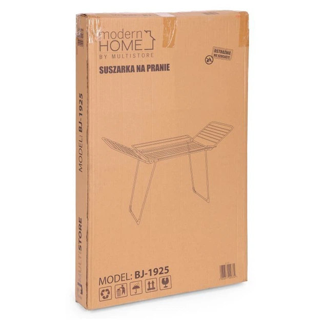 Сушарка для одягу Modern Home BJ-1925 стояча розкладна 4 крила Чорна (5905817009374) - зображення 9