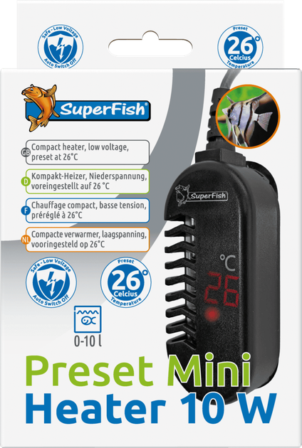 USB Обігрівач для акваріума Preset Mini Heater 10 Watt (A4030135) - Фото 2 USB Обігрівач для акваріума Preset Mini Heater 10 Watt (A4030135) - изображение 2