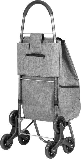 Wózek na zakupy ModernHome by Multistore potrójne koła 33 l Szary (PGJSFC022-GY) - obraz 3
