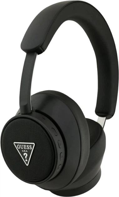 Słuchawki Guess Saffiano Triangle Logo Black (GUBHC15PGMRTRK) - obraz 2