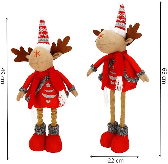 Фігурка олень Springos CA1240 з телескопічними ногами 49–65 см (5907719462455) - зображення 2