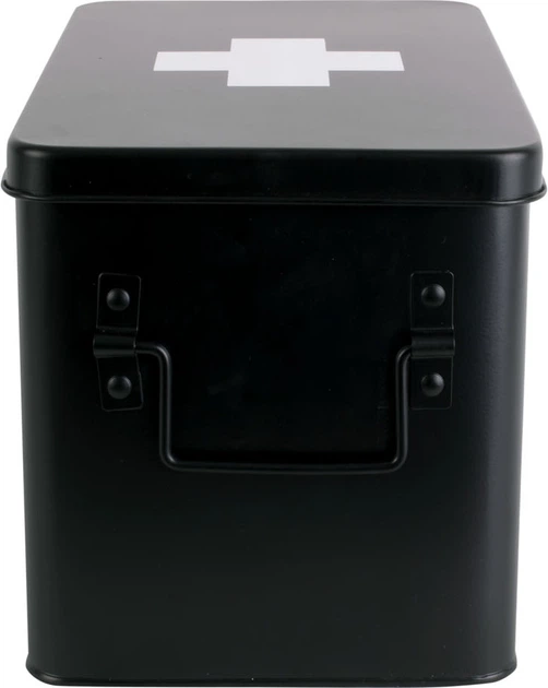 Аптечка Present Time металева з перегородками чорна 31.5 x 19 x 21 см (8714302708244) - зображення 3