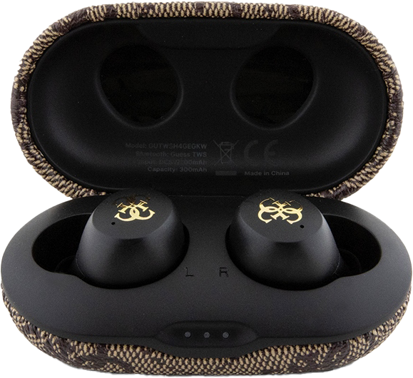 Навушники Guess GUTWSP4EGK TWS Bluetooth Brown (3666339220846) - зображення 2