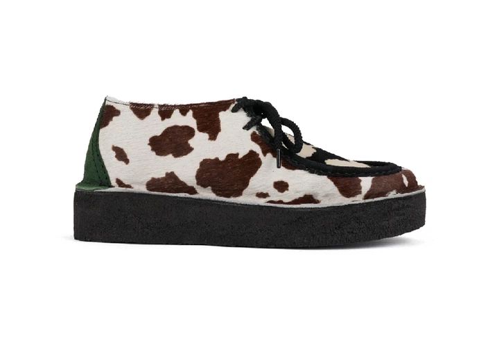 Чоловічі черевики clarks x brain dead desert nomad cow print анімалістичний принт лімітована серія - изображение 6