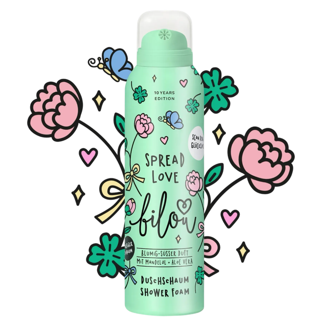 Пінка для душу Bilou Spread Love Shower Foam 200 мл - Фото 1 Пінка для душу Bilou Spread Love Shower Foam 200 мл - изображение 1