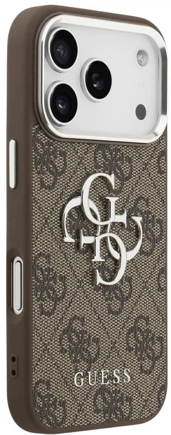 Панель Guess Big 4G Classic Logo для Apple iPhone 17 Pro Brown (3666339517939) - зображення 4
