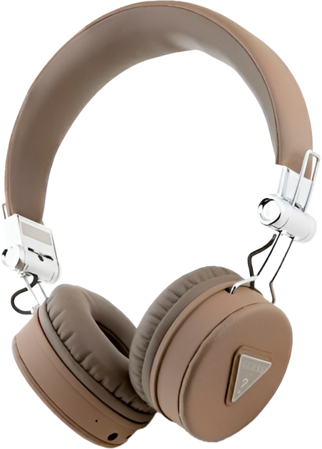 Навушники Guess Grained Classic Round Shape ENC Brown (3666339328931) - зображення 3