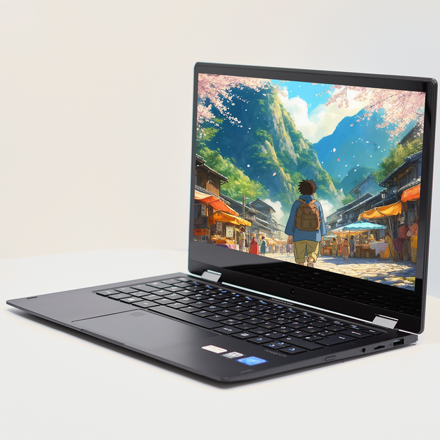Ноутбук-планшет 13,3" Medion (Lenovo Group) E3223 | IPS (1920x1080) FullHD | Чотириядерний Intel | RAM DDR4 8 ГБ | SSD 256 ГБ | Сенсорний екран | Метал | АКБ до 8 годин | Win10 б/в (4933) - изображение 2