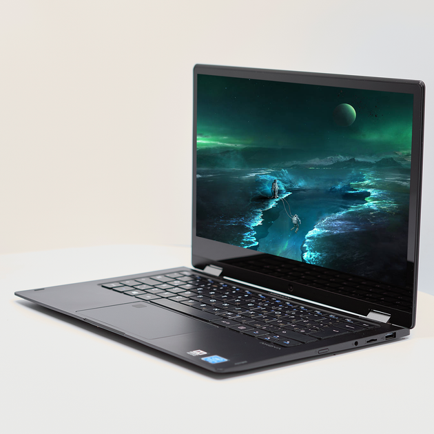 Ноутбук-планшет 13,3" Medion (Lenovo Group) E3222 | IPS (1920x1080) FullHD | Чотириядерний Intel | RAM DDR4 4 ГБ | SSD 256 ГБ| Сенсорний екран | Метал | АКБ до 8 годин | Win10 б/в (4932) - изображение 2