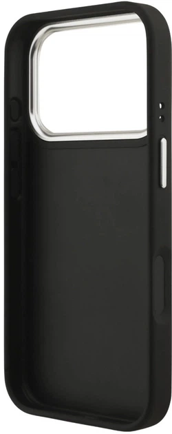 Etui plecki Guess Grained Big 4G Classic Logo do Apple iPhone 17 Pro Max Black (3666339518103) - obraz 6