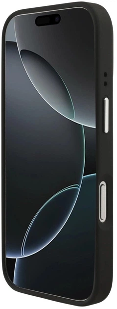 Etui plecki Guess Grained Big 4G Classic Logo do Apple iPhone 17 Pro Max Black (3666339518103) - obraz 7