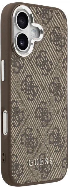 Панель Guess 4G Classic Logo MagSafe для Apple iPhone 17 Brown (3666339518875) - зображення 4