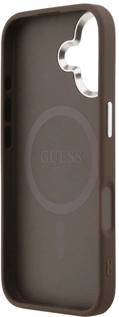 Панель Guess 4G Classic Logo MagSafe для Apple iPhone 17 Brown (3666339518875) - зображення 6