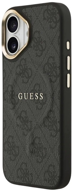 Панель Guess 4G PU Classic Logo MagSafe для Apple iPhone 17 Black (3666339519032) - зображення 2