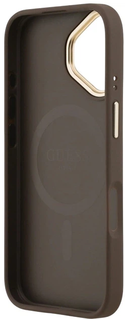 Панель Guess 4G PU Classic Logo MagSafe для Apple iPhone 17 Brown (3666339519193) - зображення 6