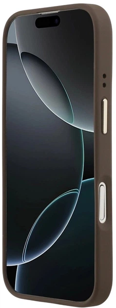 Панель Guess 4G PU Classic Logo MagSafe для Apple iPhone 17 Brown (3666339519193) - зображення 7