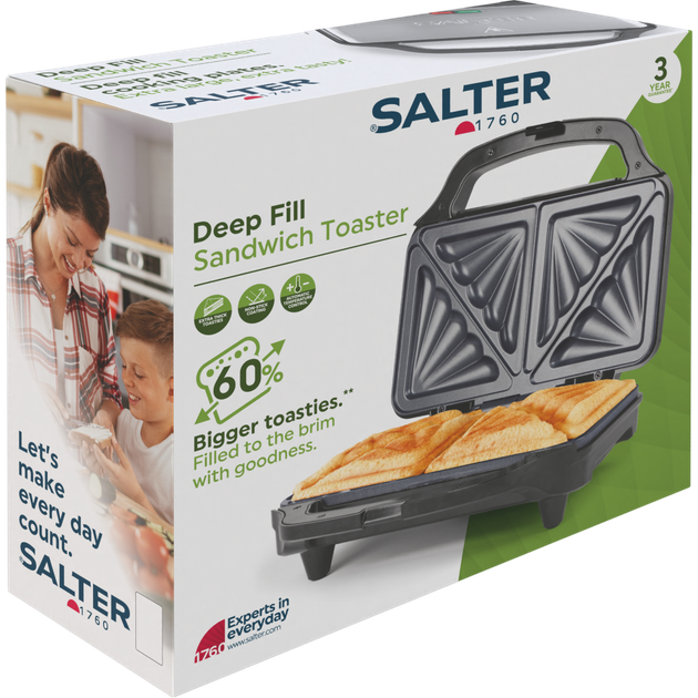 Opiekacz elektryczny SALTER EK2017TFVDE - obraz 3