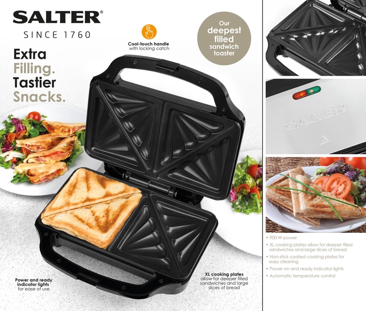 Opiekacz elektryczny SALTER EK2017TFVDE - obraz 6