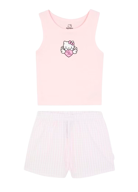 Пижама Primark Short doll Hello Kitty XXL комплект для дома и сна Пудровый (8907) - Фото 5 Пижама Primark Short doll Hello Kitty XXL комплект для дома и сна Пудровый (8907) - изображение 5