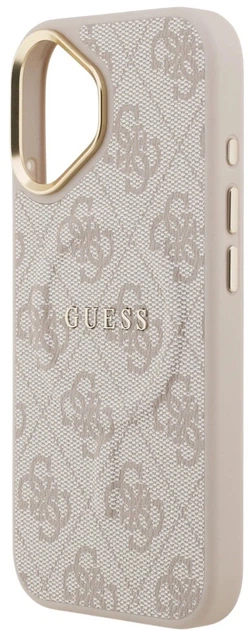 Панель Guess 4G PU Classic Logo MagSafe для Apple iPhone 17 Pink (3666339519513) - зображення 5