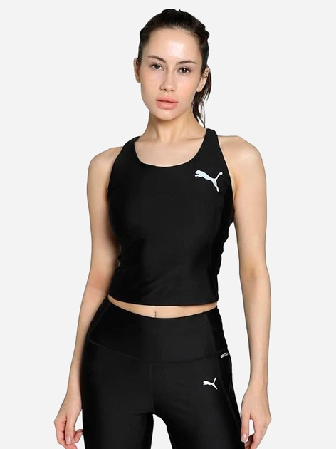 Спортивная майка для бега женская Puma Raceday Ultrafor Crop 52664601 XS Black (4067983520471) - Фото 6 Спортивная майка для бега женская Puma Raceday Ultrafor Crop 52664601 XS Black (4067983520471) - изображение 6