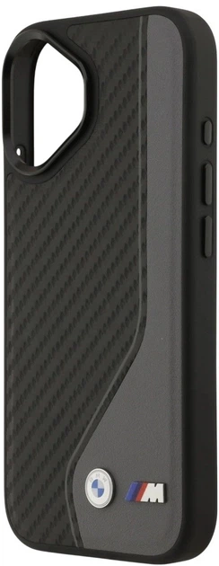 Чохол BMW M Carbon Logo MagSafe для Apple iPhone 17 Grey (3666339482442) - зображення 5
