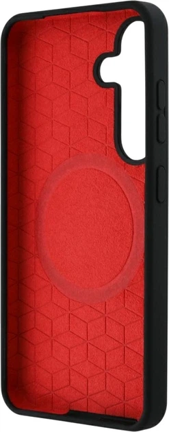 Панель BMW Silicone Middle Tricolor Stripes MagSafe для Samsung Galaxy S25 Black (3666339448851) - зображення 7