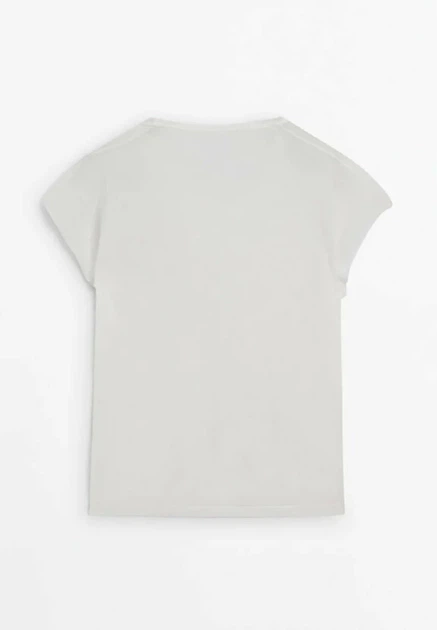 Футболка зі змішаного льону Massimo Dutti 6201509251c54 XS біла (100004900) - зображення 8