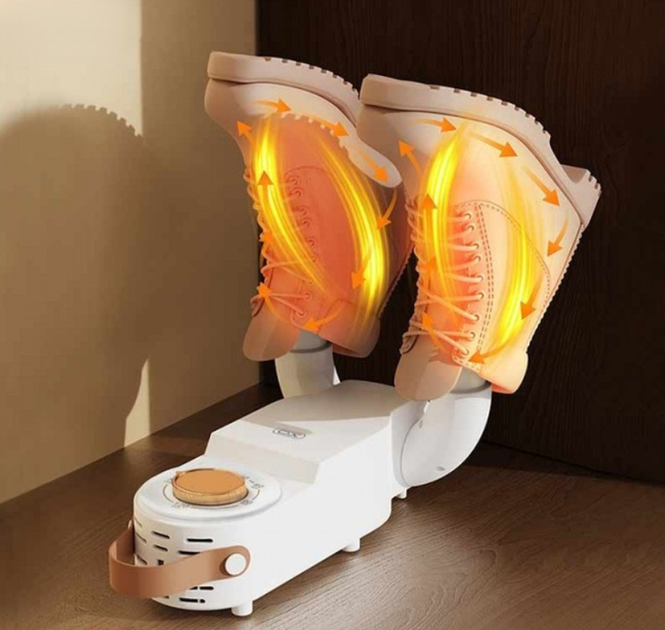 Сушилка для обуви XO CF35 Shoe Dryer электрическая портативная Белый - изображение 6
