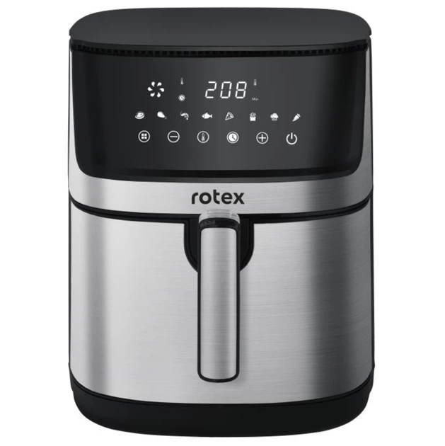 Мультипіч-фрітюрниця Rotex ROM770-XL UP&DownFry 7.5л антипригарне покриття 8 програм 2000 Вт Чорний - зображення 7